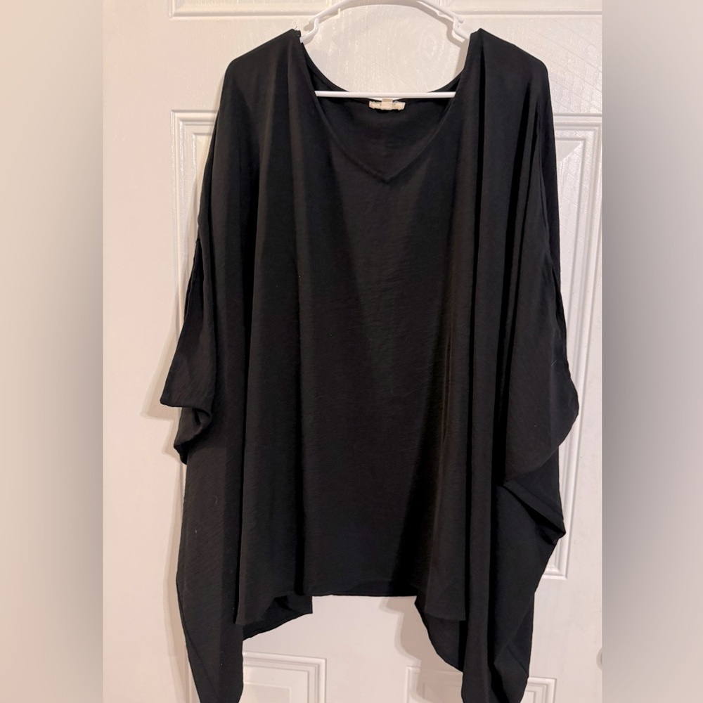 ODDY Black Flowing Women's Tunic